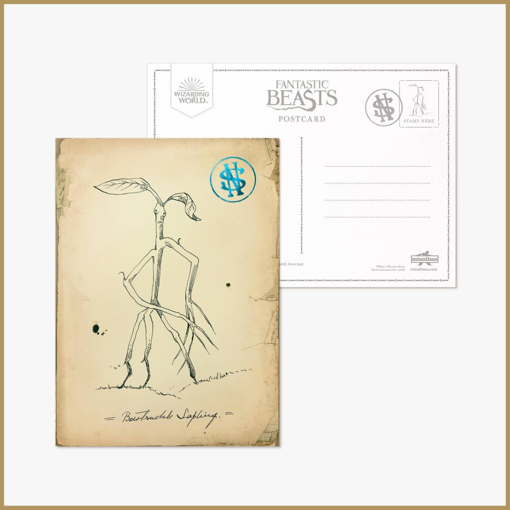 Newt Scamander's Field Journal Mystery Postcard Serie 1 - Olleke Wizarding Shop Amsterdam