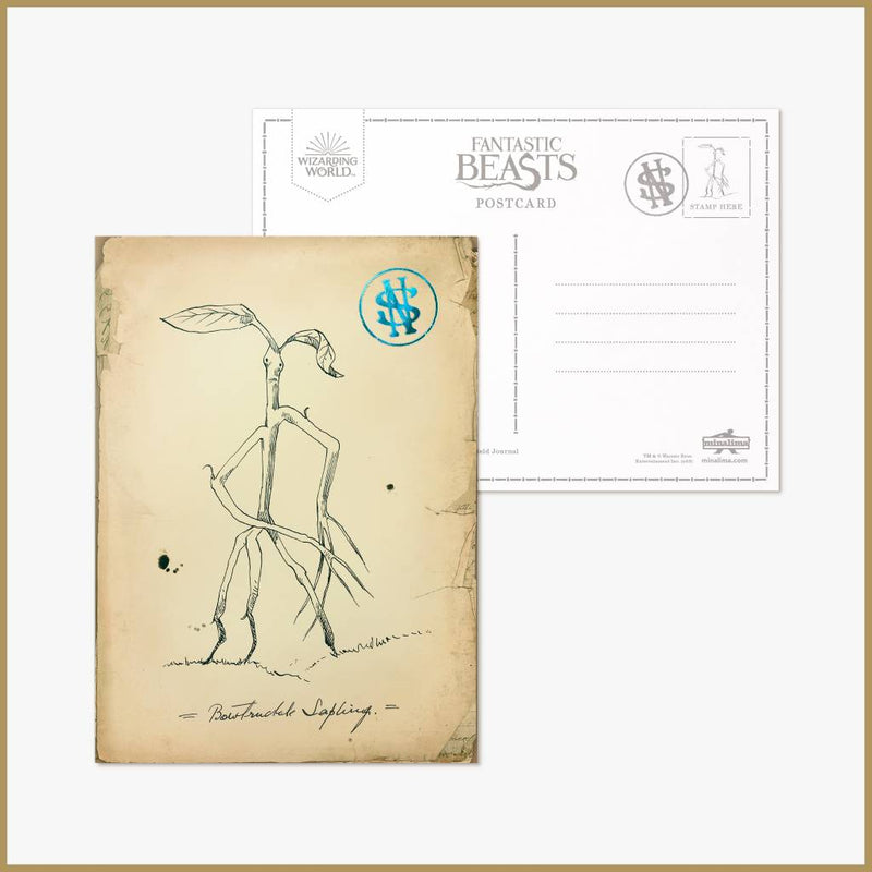 Newt Scamander's Field Journal Mystery Postcard Serie 1