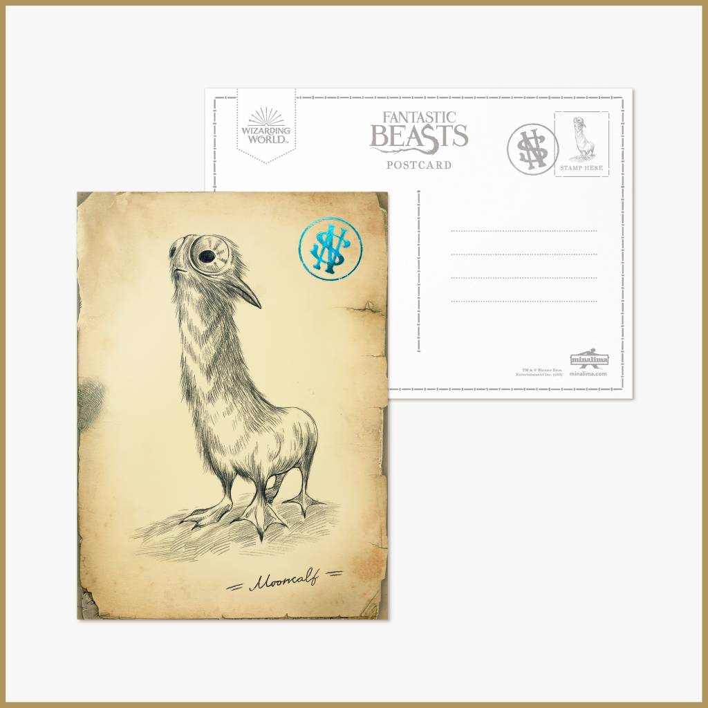 Newt Scamander's Field Journal Mystery Postcard Serie 1 - Olleke Wizarding Shop Amsterdam