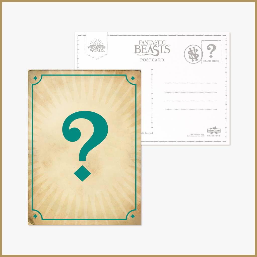 Newt Scamander's Field Journal Mystery Postcard Serie 1 - Olleke Wizarding Shop Amsterdam