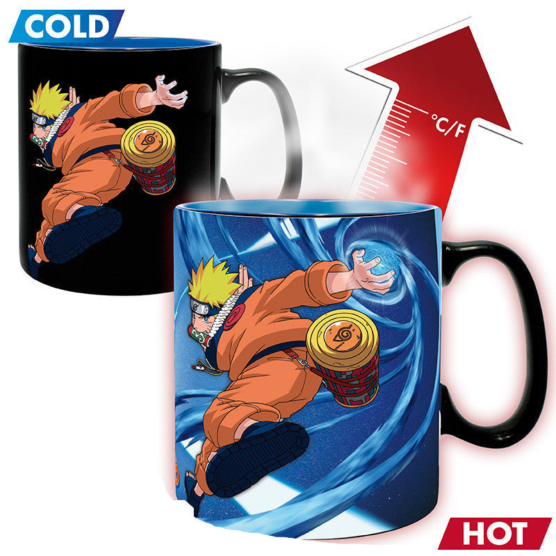 Naruto Mug Heat Changing Naruto & Sasuke