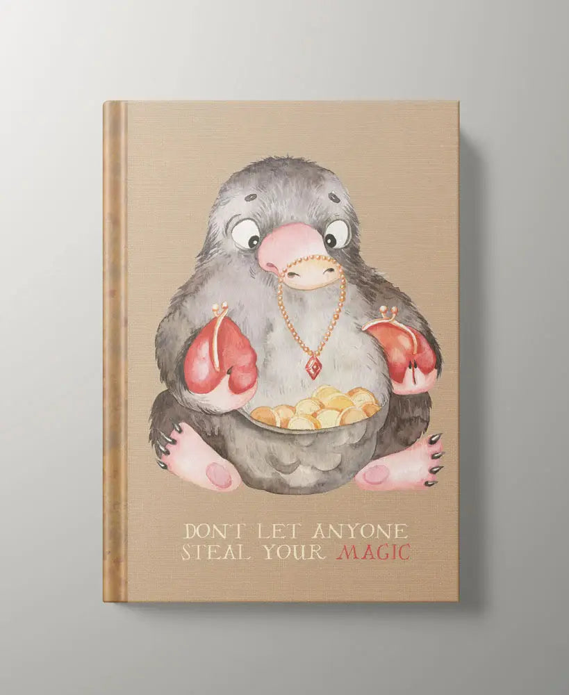 Magical Sketchbook 'Don't let anyone steal your magic' - Olleke Wizarding Shop Amsterdam