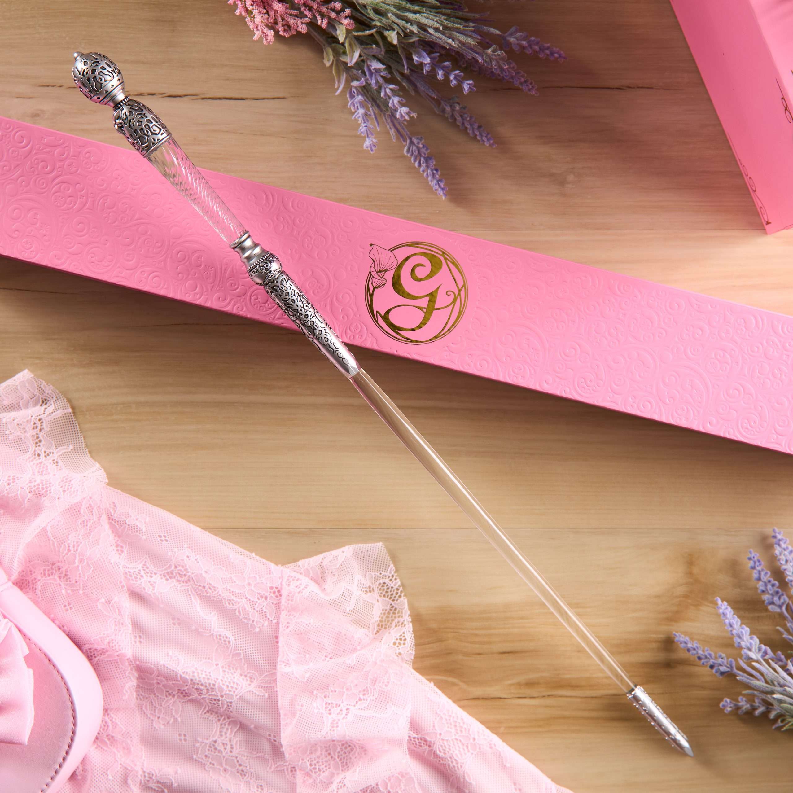 Glinda’s Training Wand Prop Replica in Collectors Box - Olleke Wizarding Shop Amsterdam