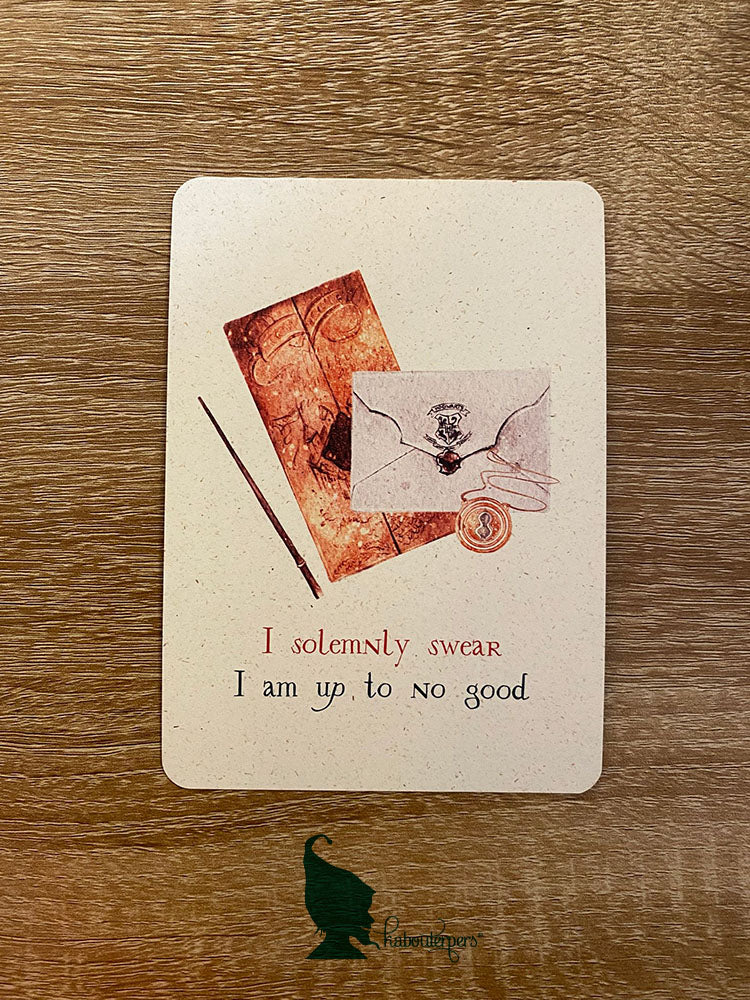 I solemnly swear I am up to no good - Olleke Wizarding Shop Amsterdam