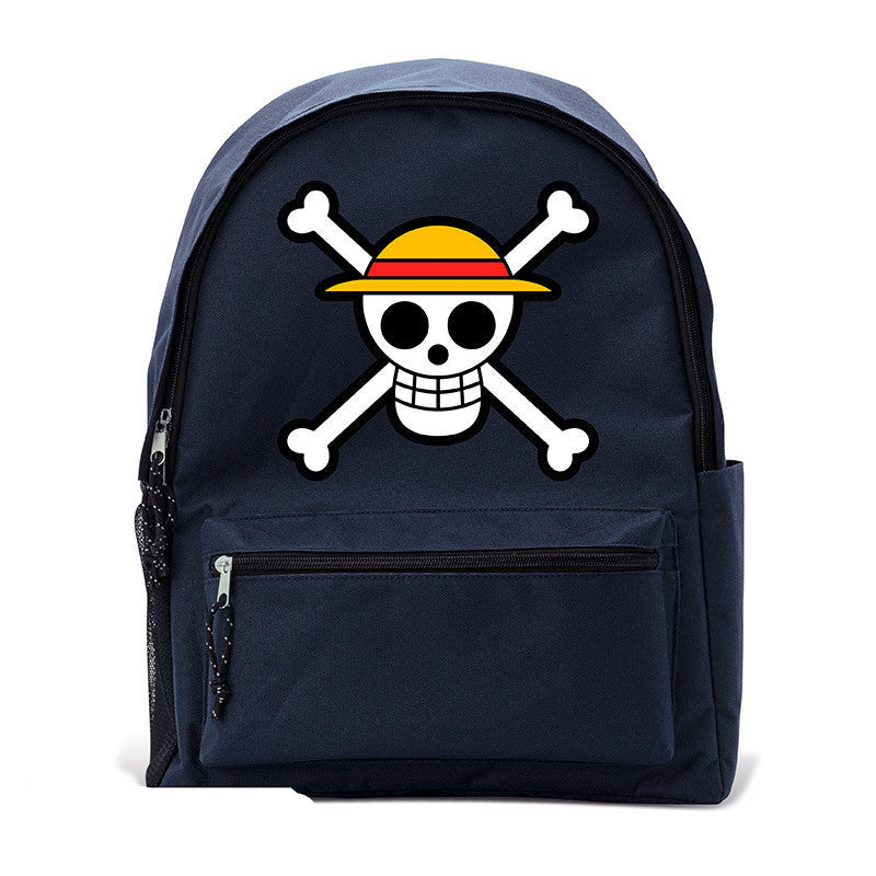 One Piece Blue Backpack - "Skull"