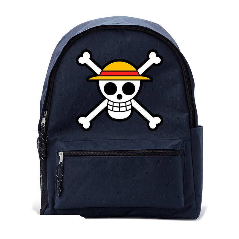 One Piece Blue Backpack - "Skull"