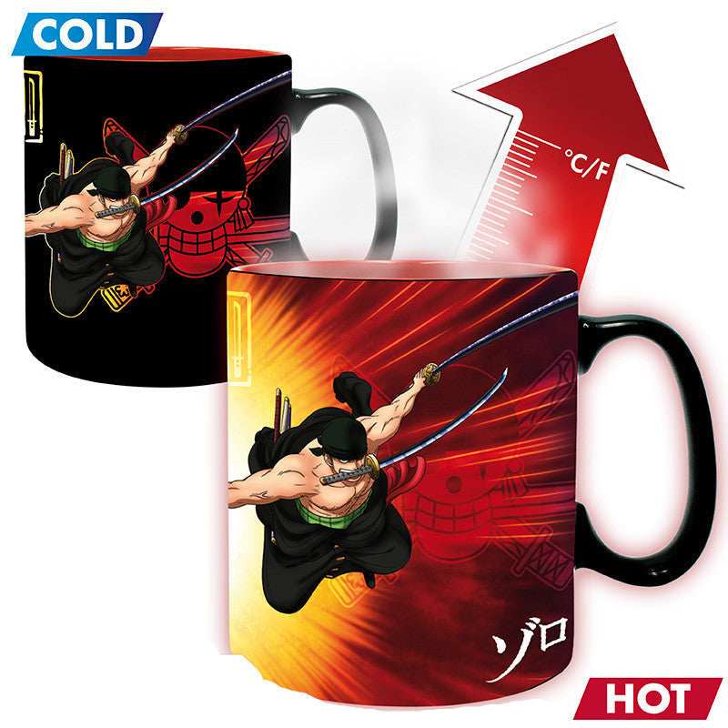One Piece Mug Heat Changing Zoro & Sanji