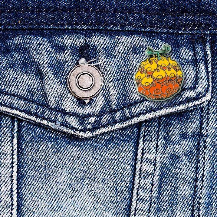 One Piece Pin Flame-Flame Fruit - Olleke Wizarding Shop Amsterdam