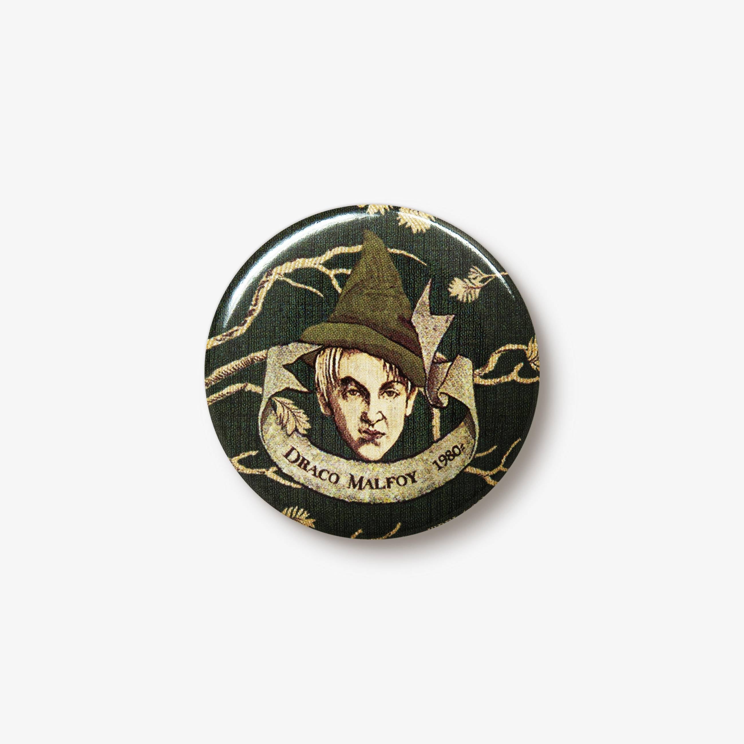Black Family Tapestry Button Badge Draco - Olleke Wizarding Shop Amsterdam