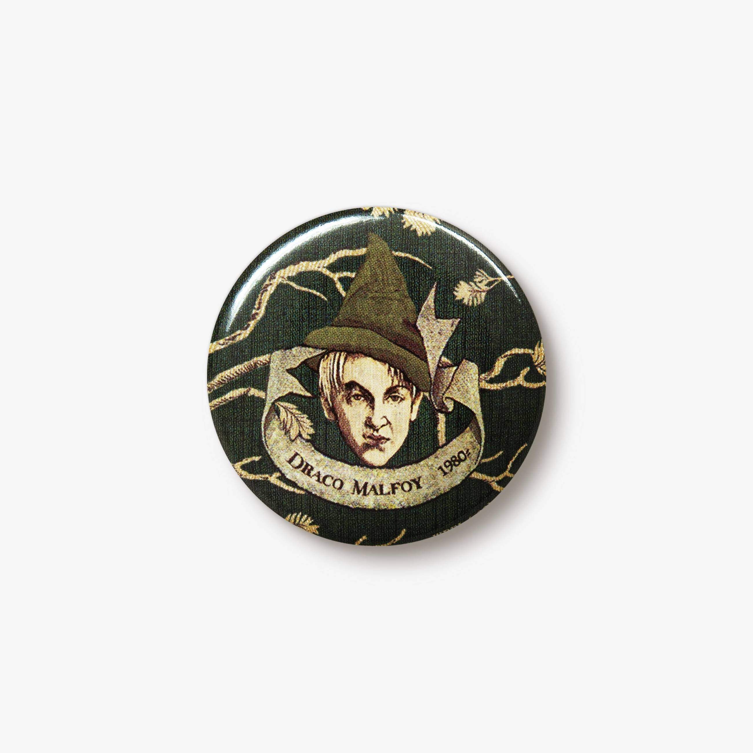 Black Family Tapestry Button Badge Draco - Olleke Wizarding Shop Amsterdam