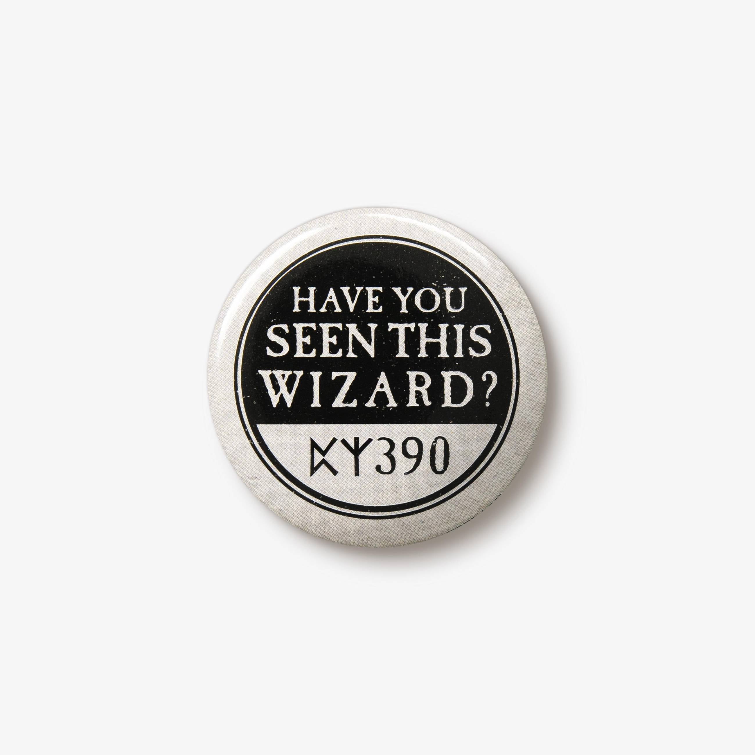 'Have You Seen This Wizard?' Button Badge - Olleke Wizarding Shop Amsterdam