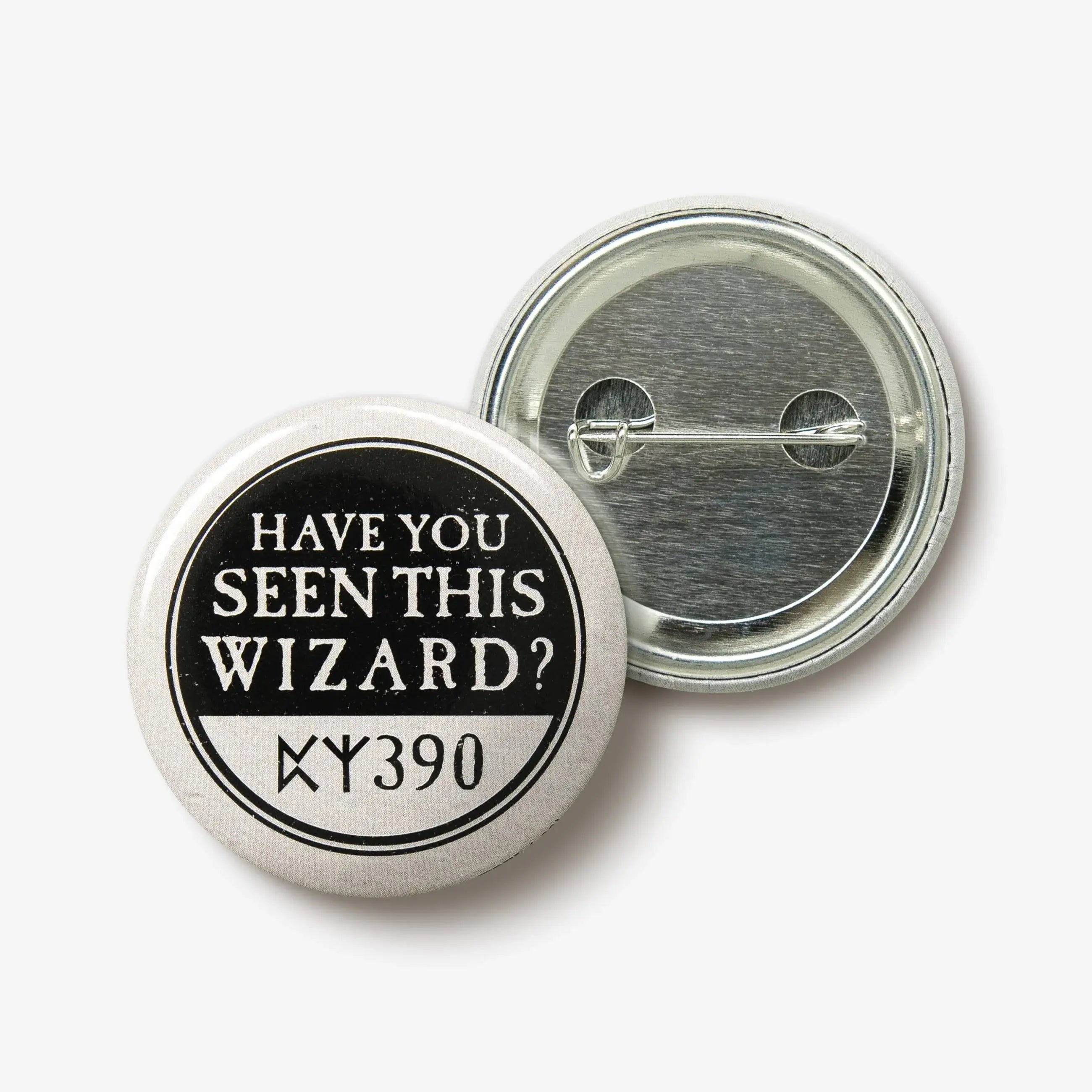 'Have You Seen This Wizard?' Button Badge - Olleke Wizarding Shop Amsterdam