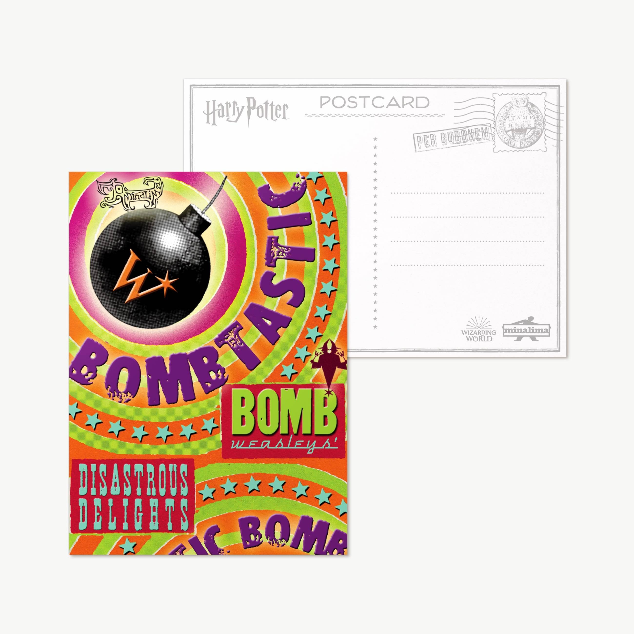 Weasleys' Wizard Wheezes Postcards - Olleke Wizarding Shop Amsterdam