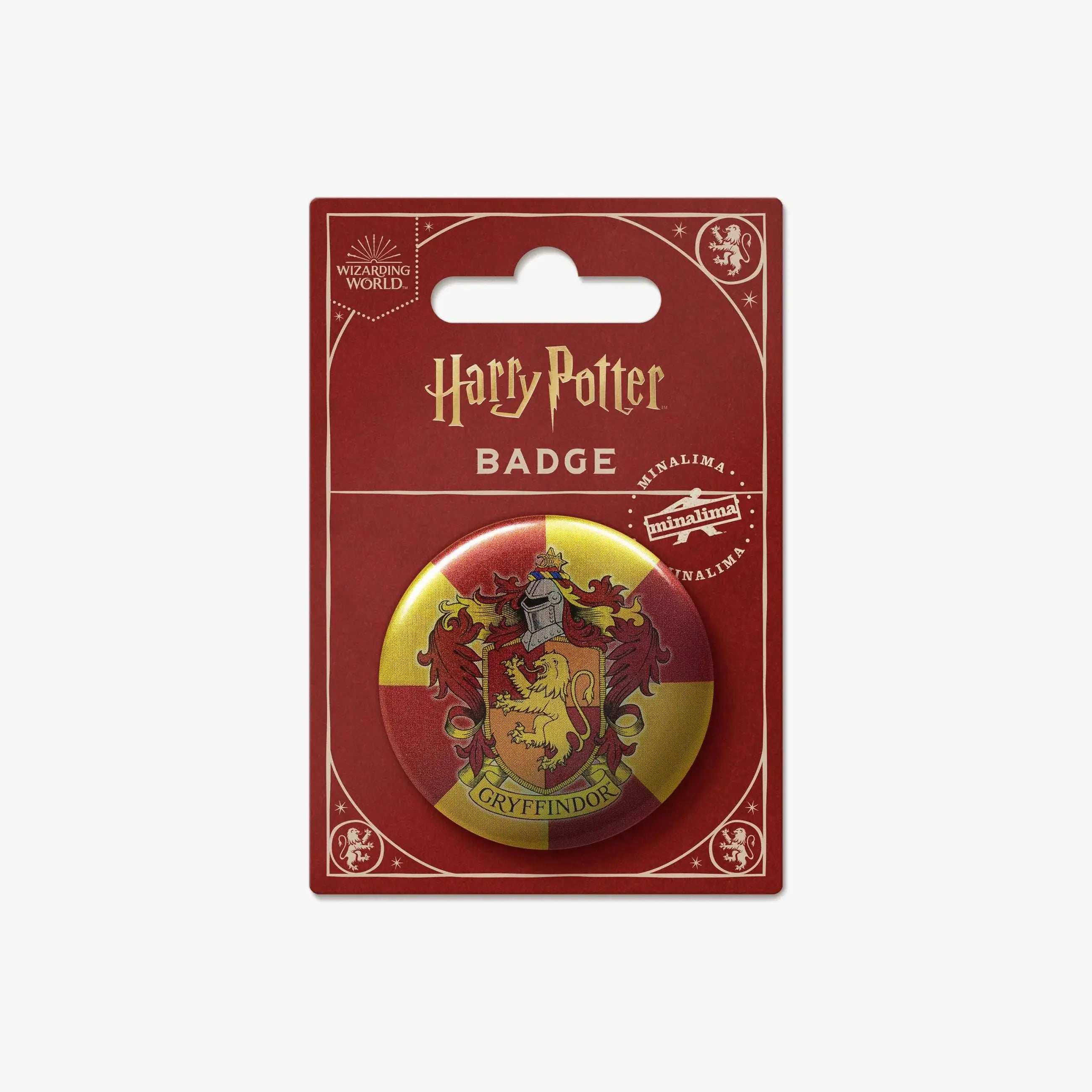 Gryffindor House Crest Button Badge - Olleke Wizarding Shop Amsterdam