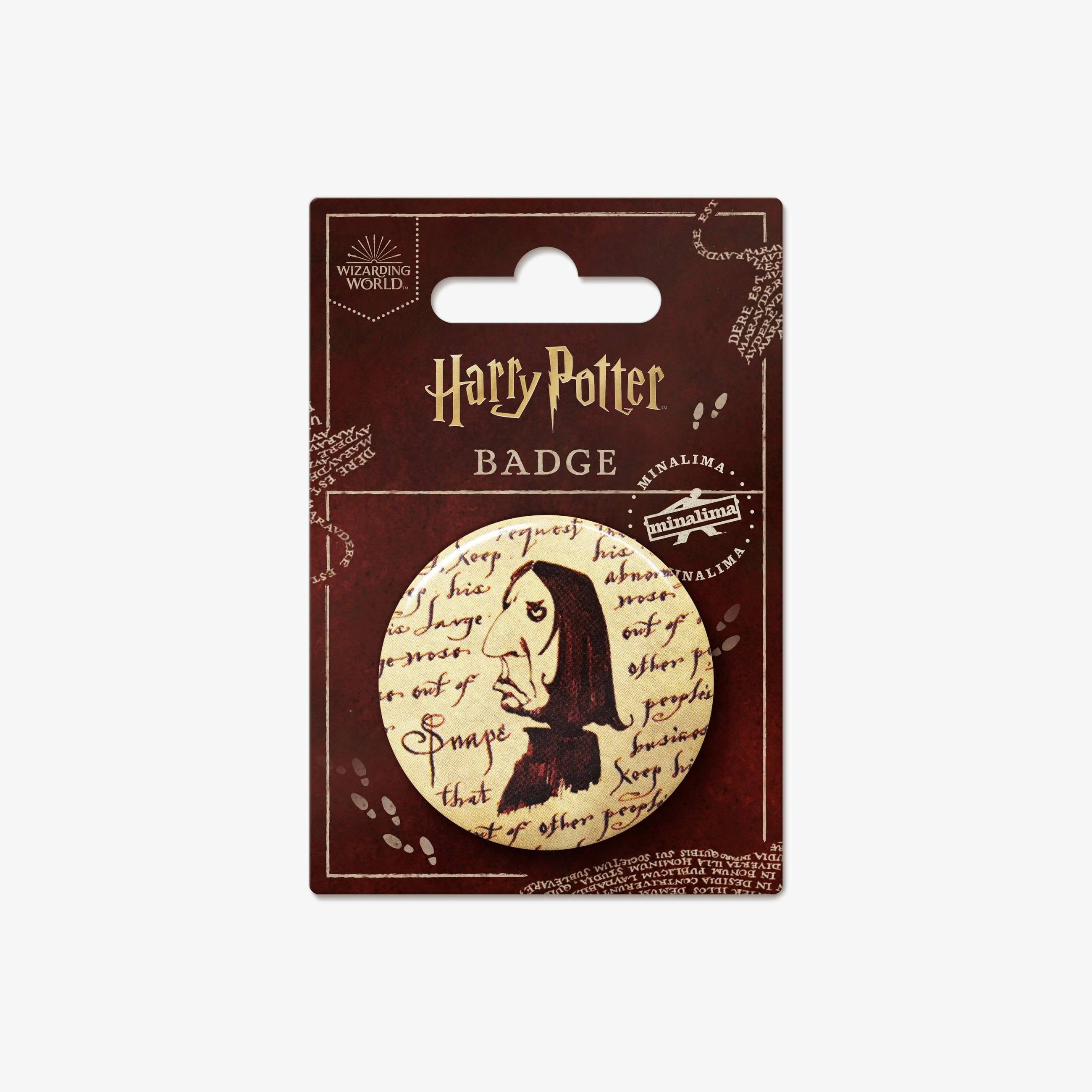 Professor Snape Button Badge - Olleke Wizarding Shop Amsterdam
