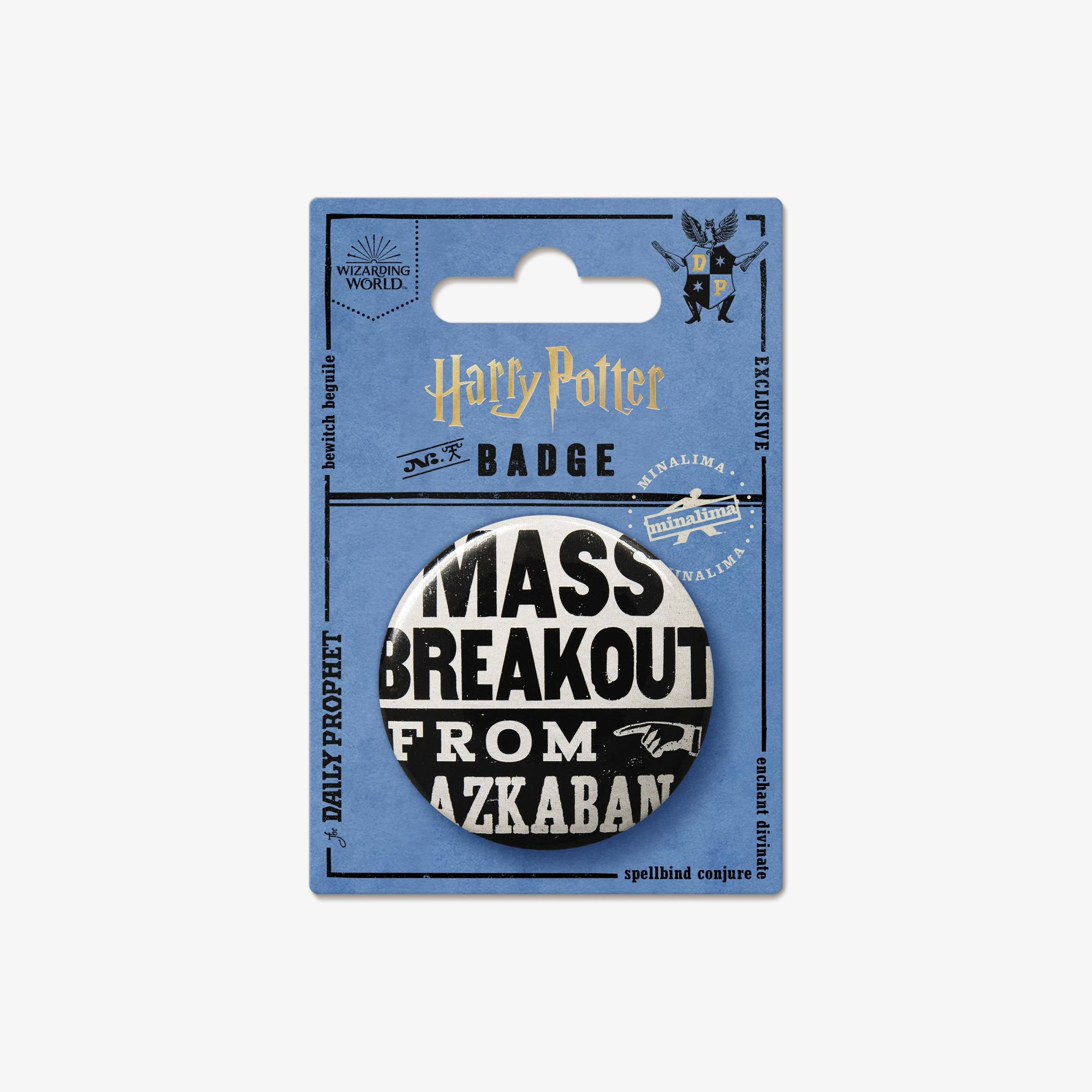 'Mass Breakout from Azkaban' Button Badge - Olleke Wizarding Shop Amsterdam