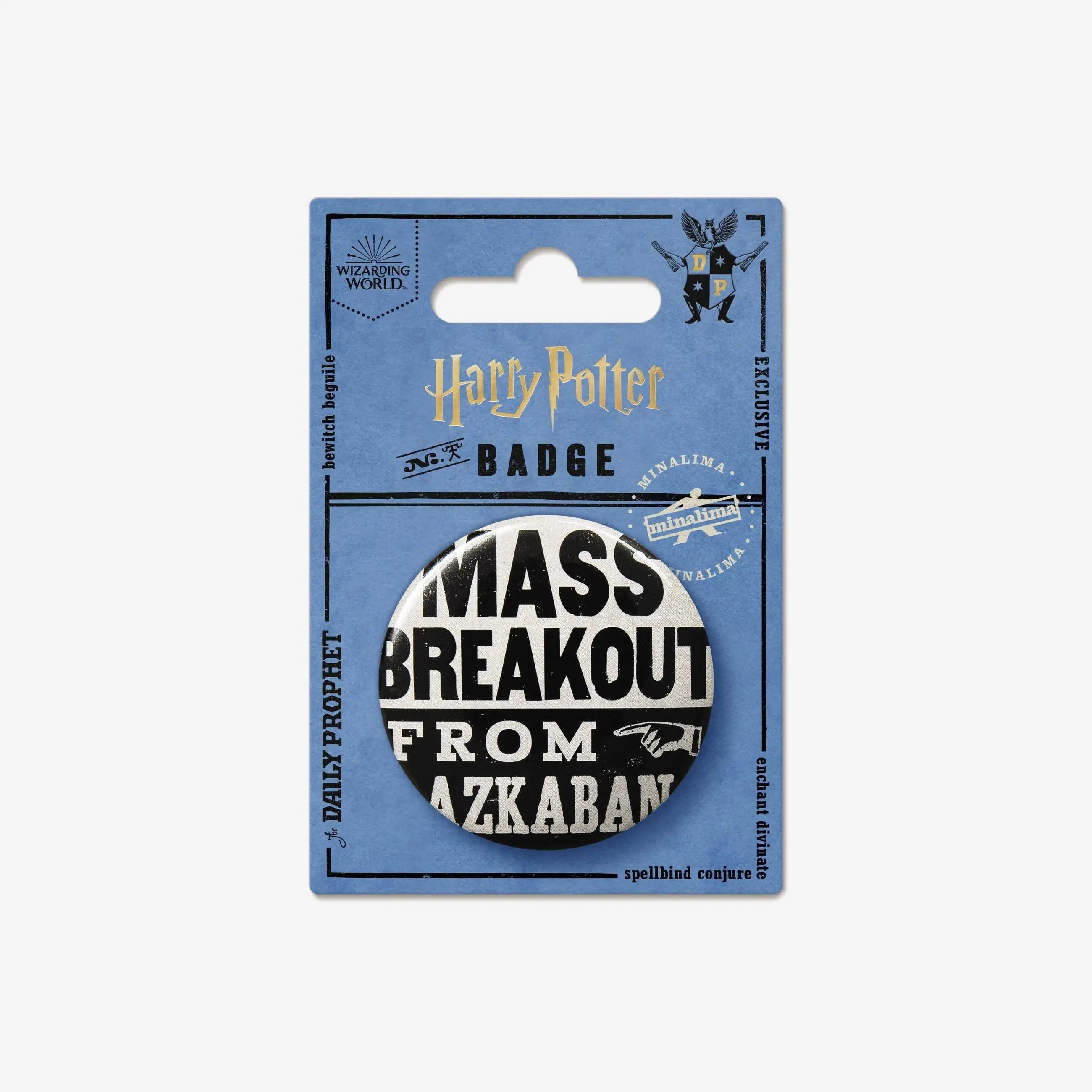 'Mass Breakout from Azkaban' Button Badge - Olleke Wizarding Shop Amsterdam