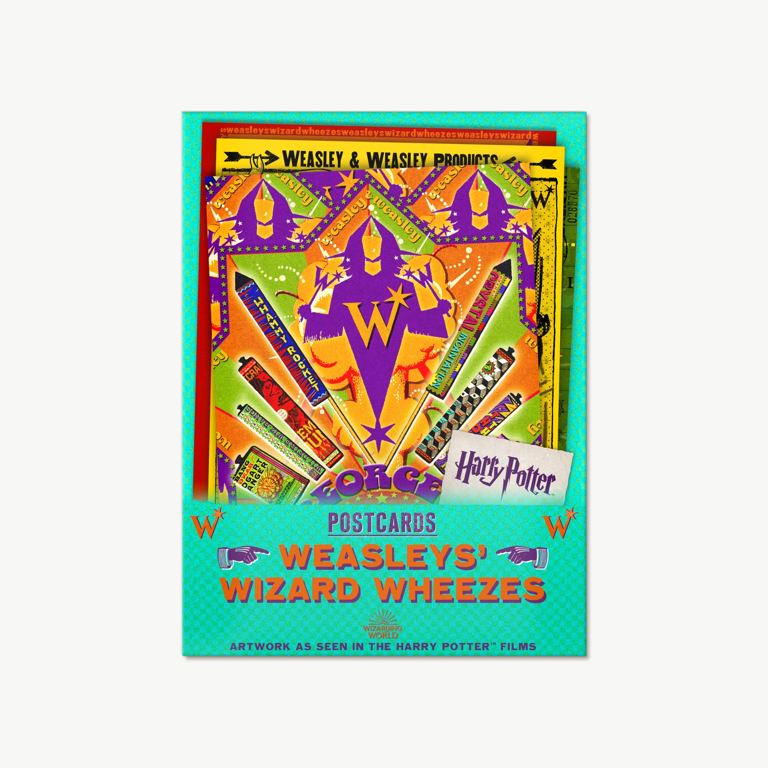 Weasleys' Wizard Wheezes Postcards - Olleke Wizarding Shop Amsterdam