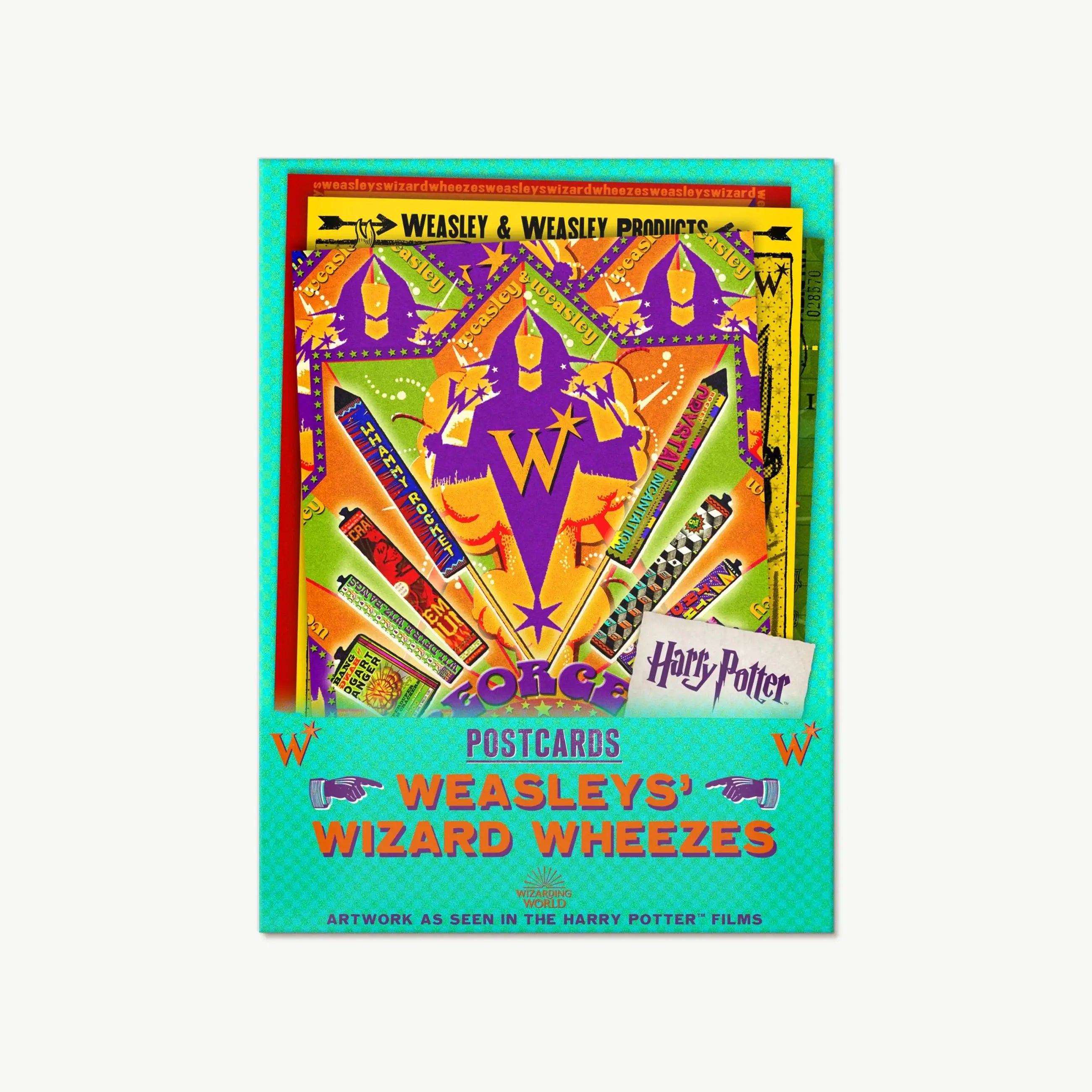 Weasleys' Wizard Wheezes Postcards - Olleke Wizarding Shop Amsterdam