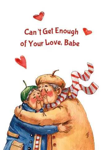 Can’t Get Enough of Your Love, Babe Greeting card - Olleke Wizarding Shop Amsterdam
