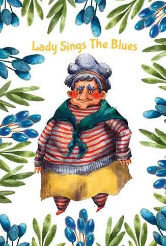 Lady Sings The Blues Greeting card - Olleke Wizarding Shop Amsterdam