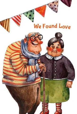 We Found Love Greeting card - Olleke Wizarding Shop Amsterdam