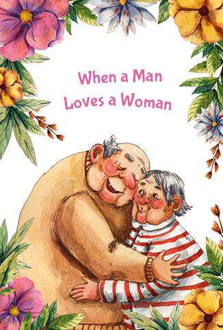 When a Man Loves a Woman Greeting card - Olleke Wizarding Shop Amsterdam