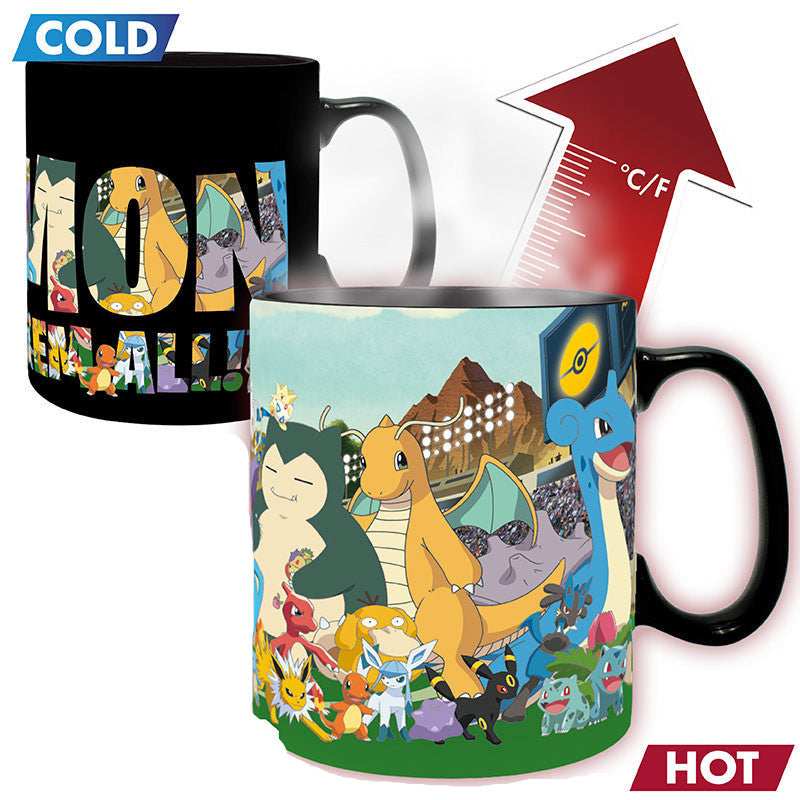 Pokémon Mug Heat Changing Gotta catch em all