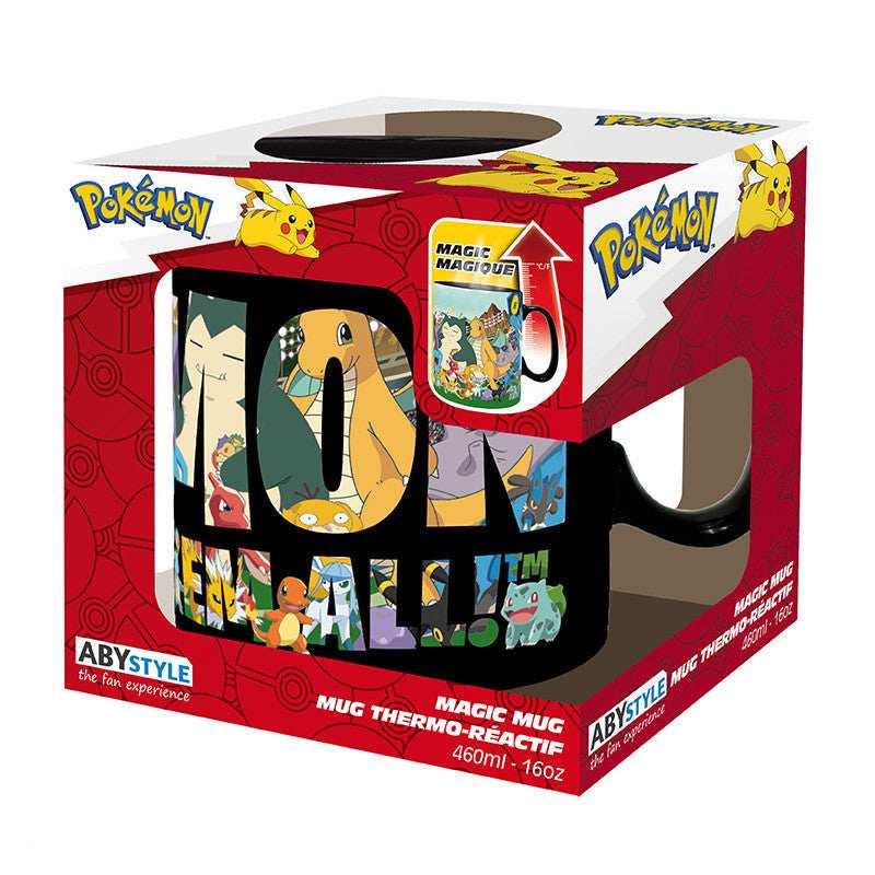 Pokémon Mug Heat Changing Gotta catch em all