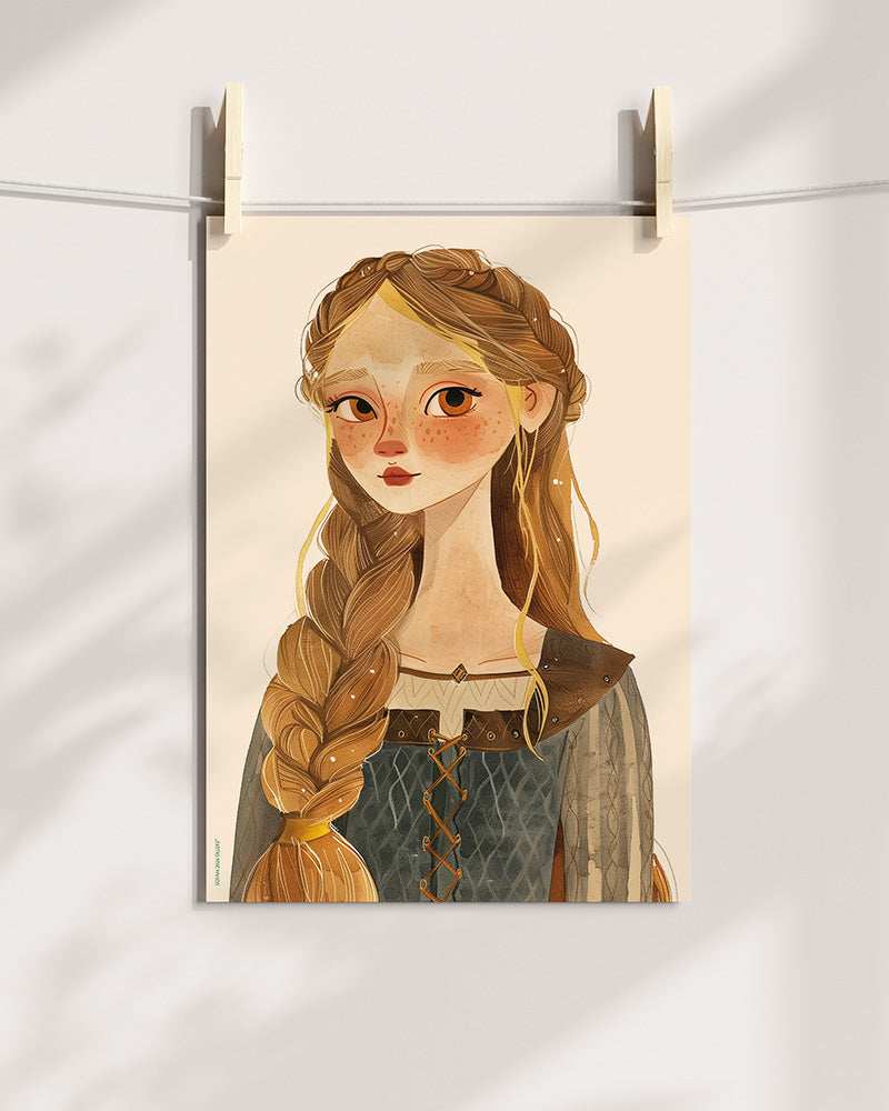 Princess Rapunzel Art Print