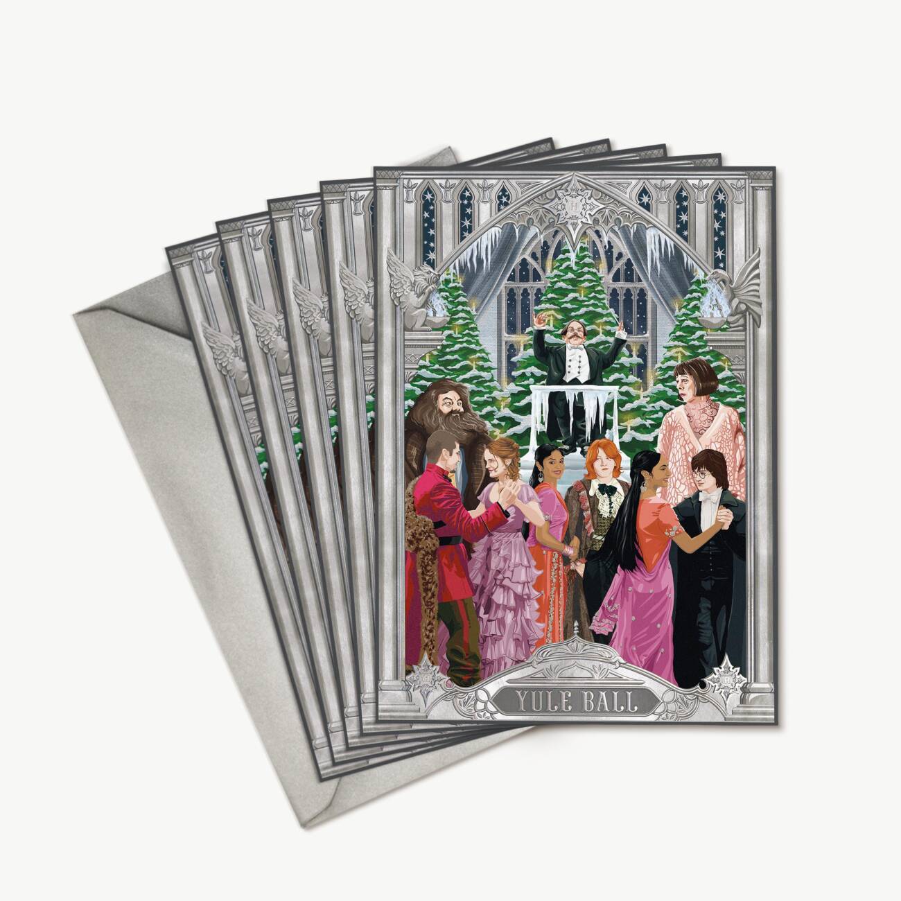 Champions Waltz 3D Notecard Set of 5 - Olleke Wizarding Shop Amsterdam