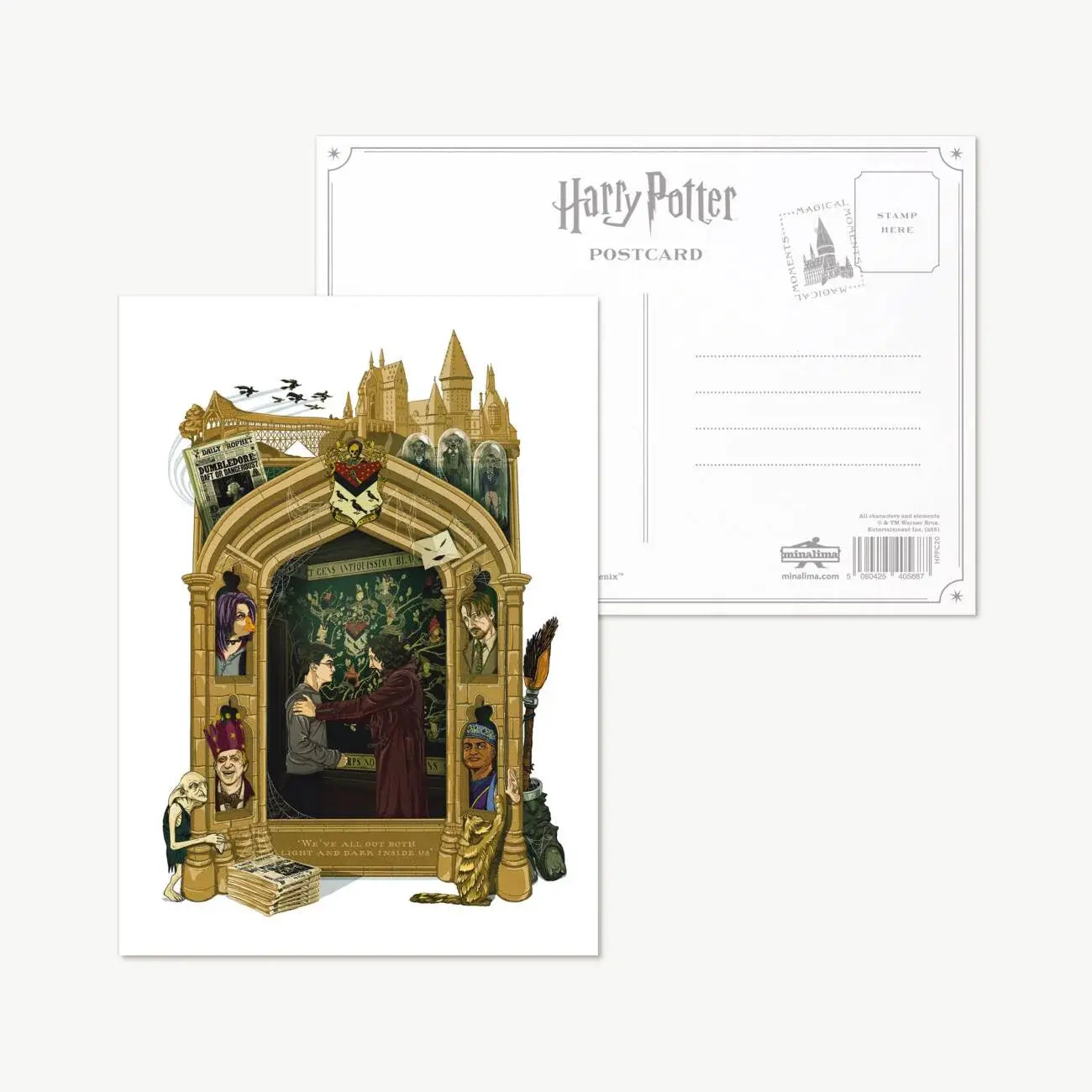 Harry Potter 'We've all got both light and dark inside us' Postcard - Olleke Wizarding Shop Amsterdam