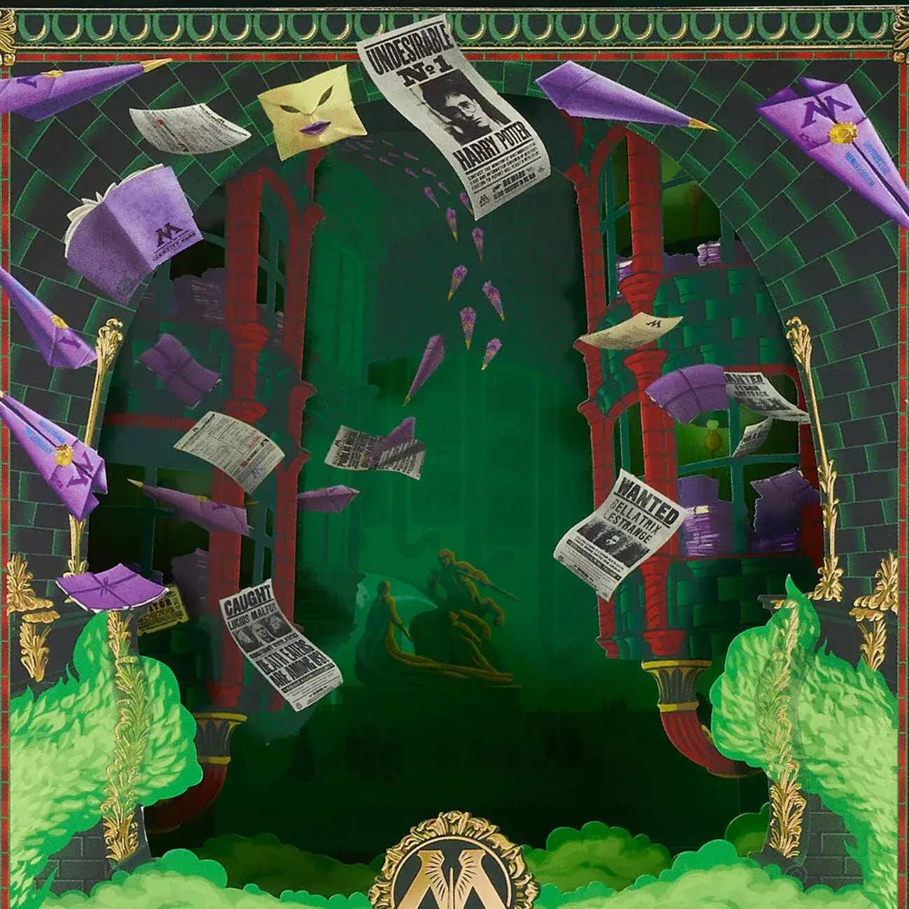 Ministry of Magic 3D Notecard - Olleke Wizarding Shop Amsterdam