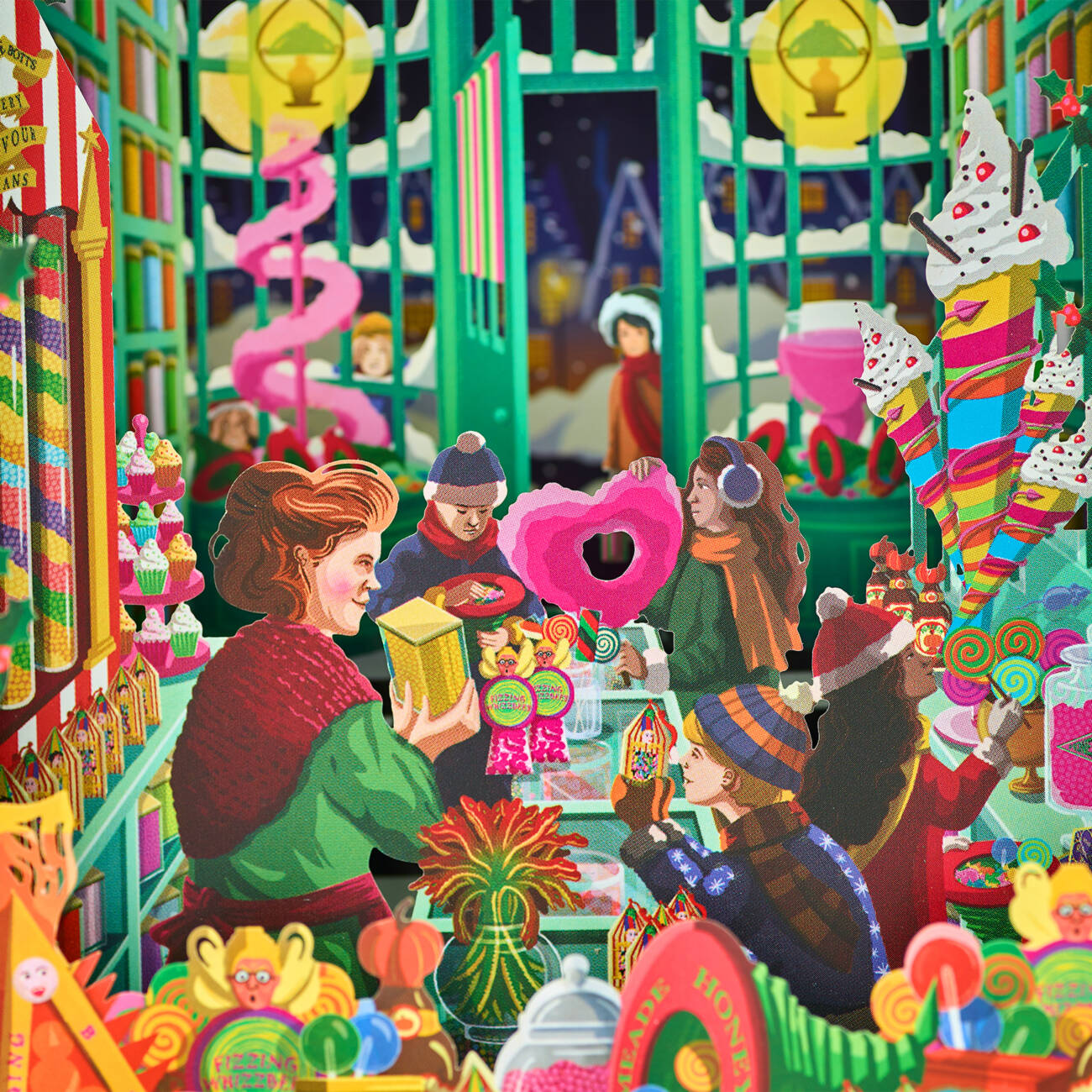 Honeydukes 3D Notecard