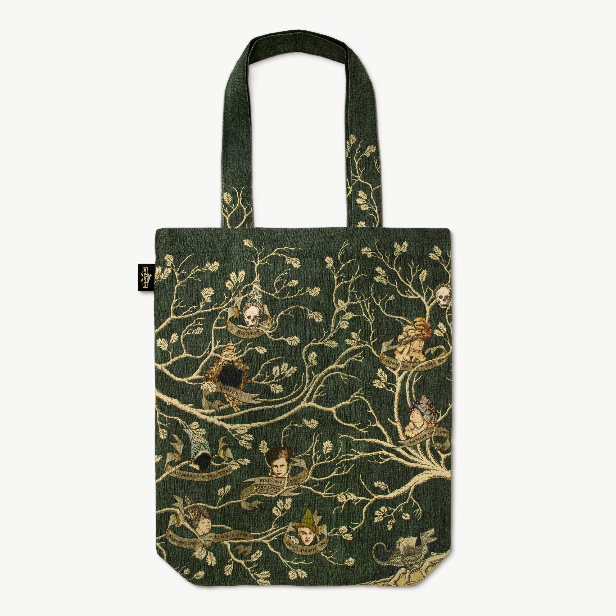 Black Family Tapestry Deluxe Tote Bag - Olleke Wizarding Shop Amsterdam