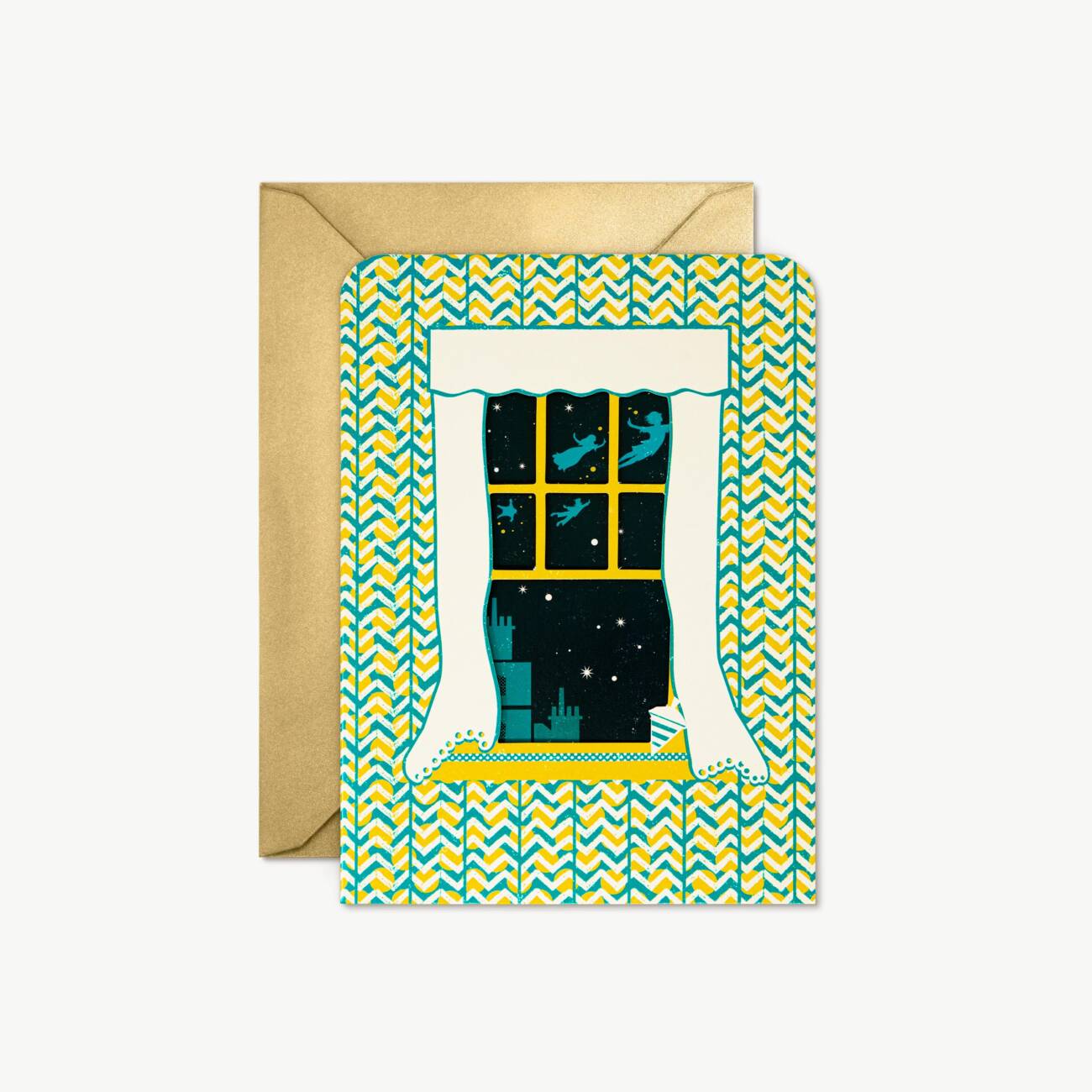 Peter Pan - The Flight 3D Notecard - Olleke Wizarding Shop Amsterdam