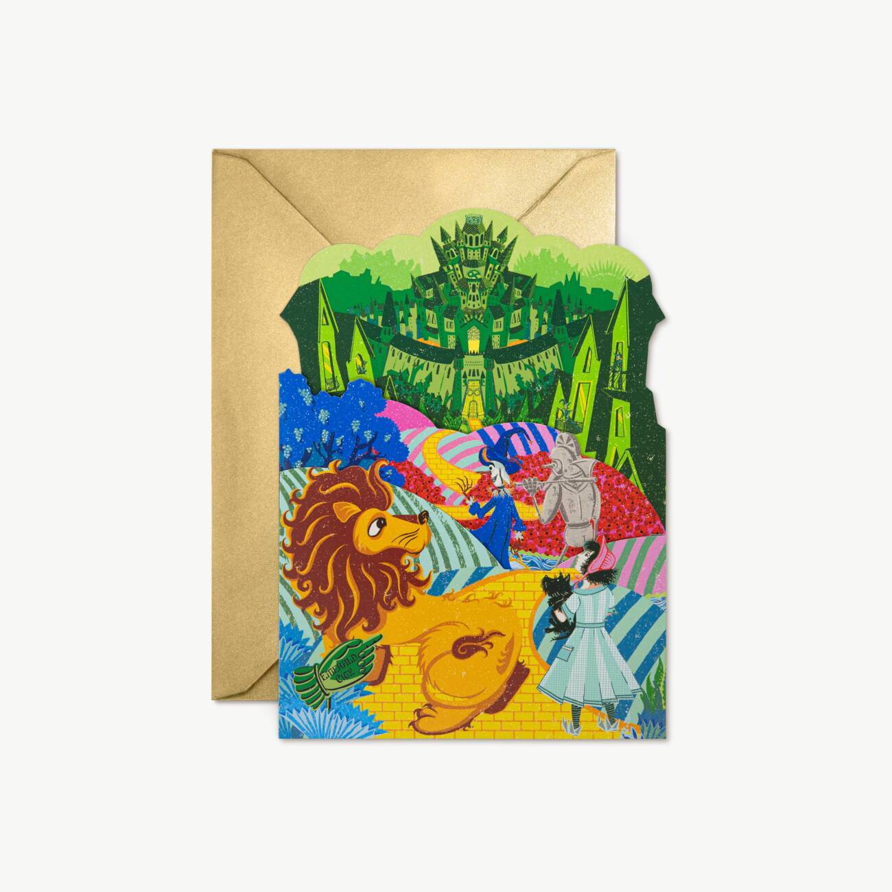 The Wonderful Wizard of Oz - The Road to the Emerald City 3D Notecard - Olleke Wizarding Shop Amsterdam