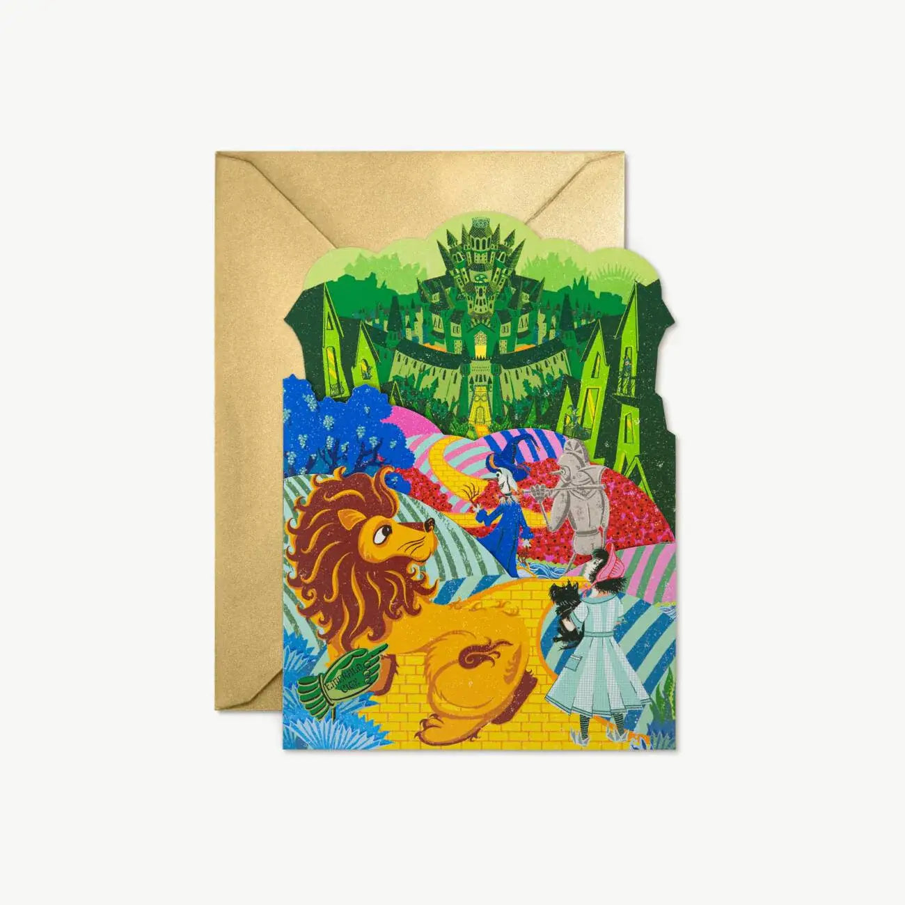The Wonderful Wizard of Oz - The Road to the Emerald City 3D Notecard - Olleke Wizarding Shop Amsterdam