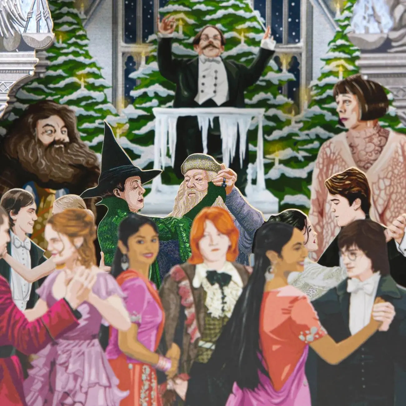 Champions Waltz 3D Notecard Set of 5 - Olleke Wizarding Shop Amsterdam