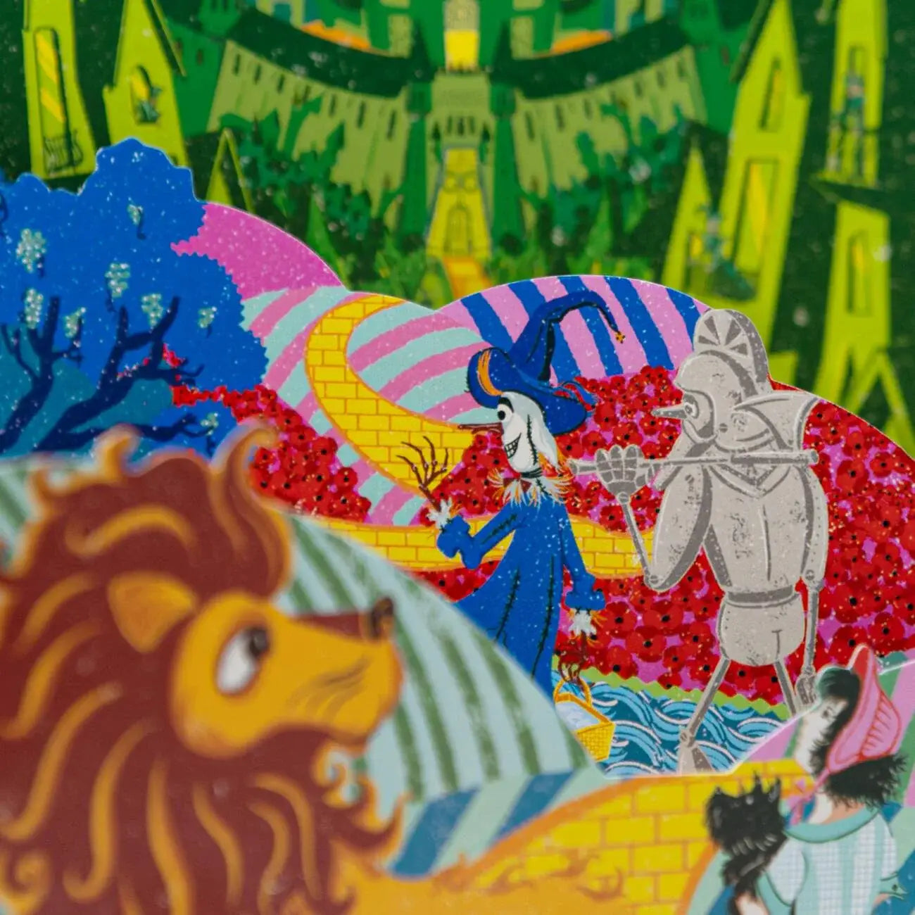 The Wonderful Wizard of Oz - The Road to the Emerald City 3D Notecard - Olleke Wizarding Shop Amsterdam