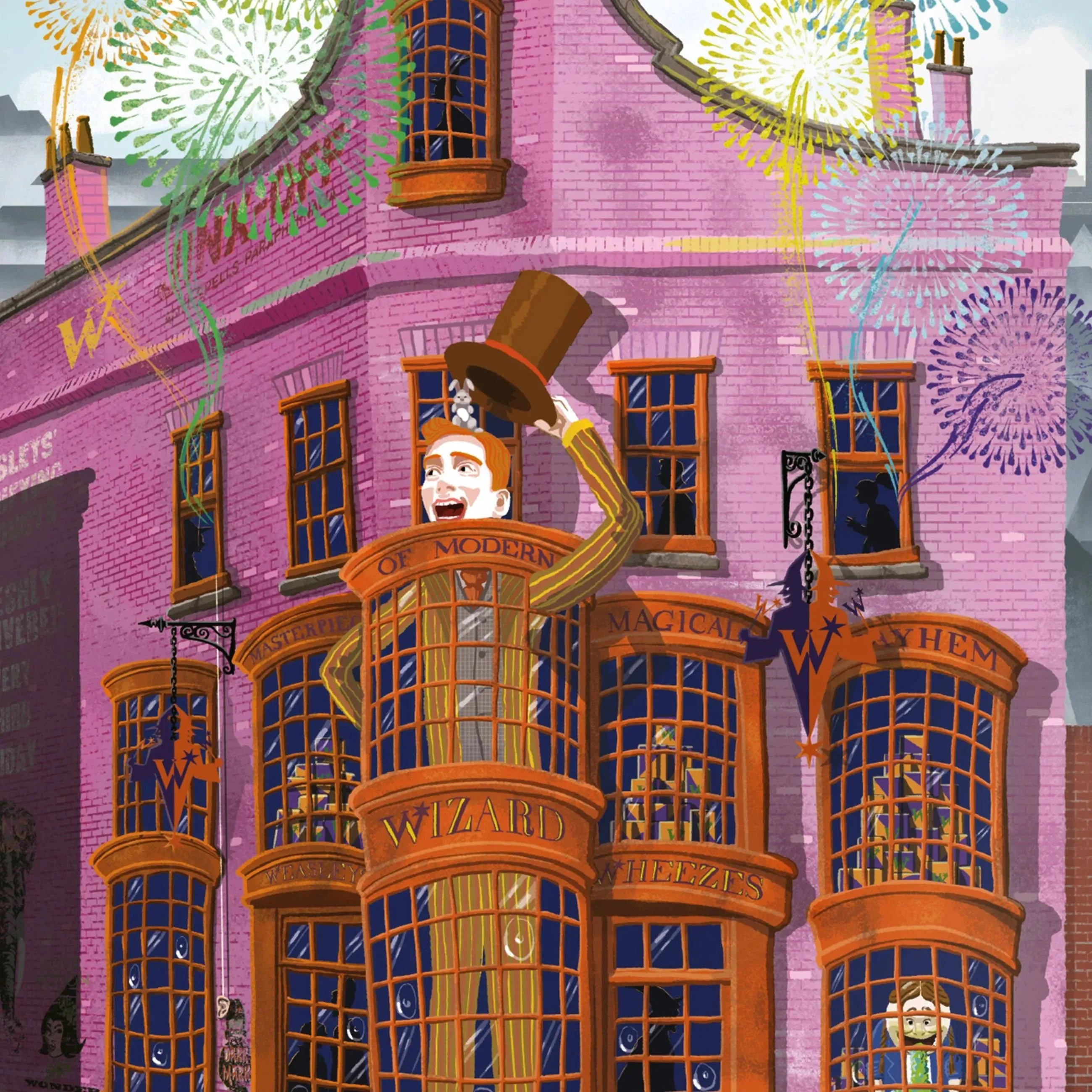 Wizarding World Mystery Postcard Serie 2 - Olleke Wizarding Shop Amsterdam