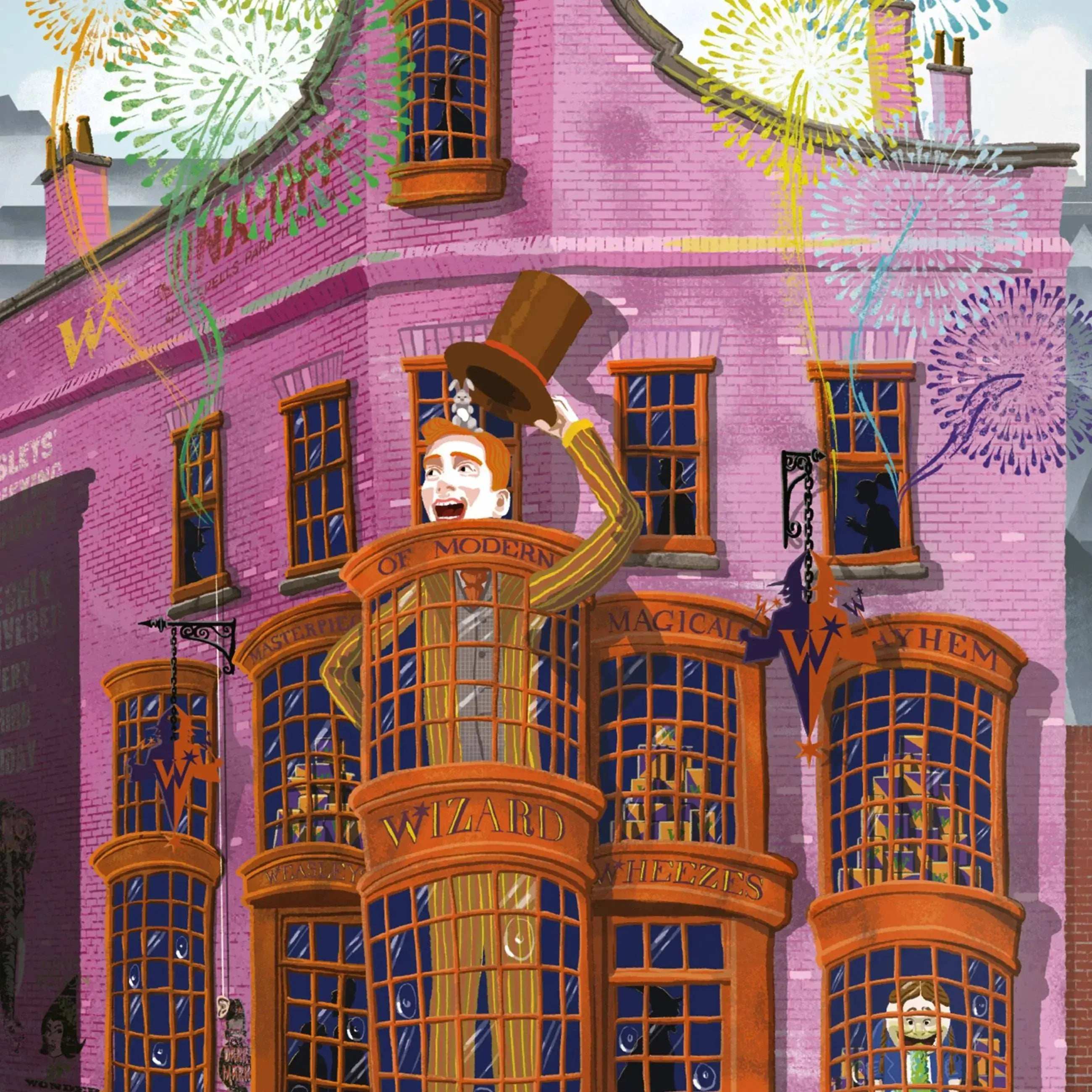Wizarding World Mystery Postcard Serie 2 - Olleke Wizarding Shop Amsterdam