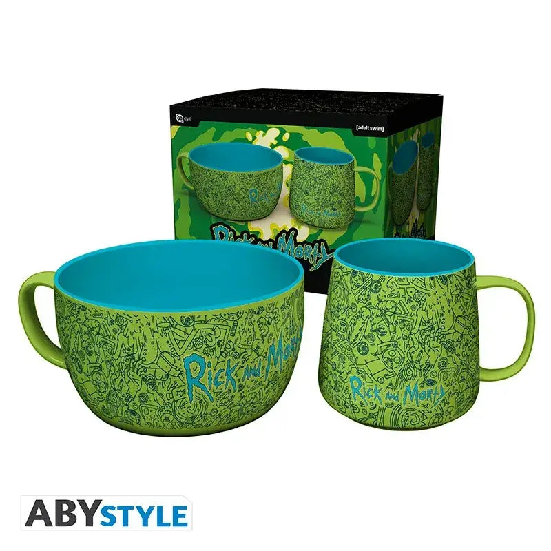 Rick & Morty Breakfast Set - Olleke Wizarding Shop Amsterdam