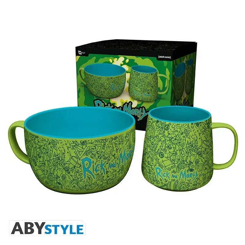 Rick & Morty Breakfast Set - Olleke Wizarding Shop Amsterdam