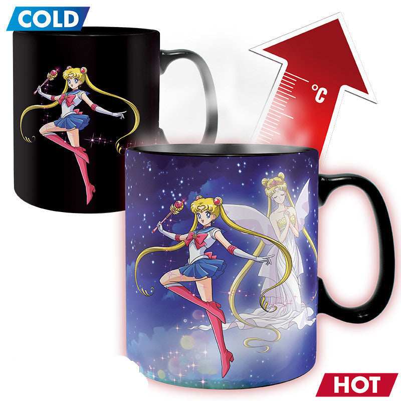 Sailor Moon Mug Heat Change Sailor & Chibi