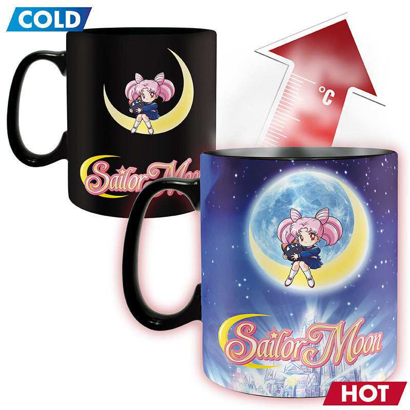 Sailor Moon Mug Heat Change Sailor & Chibi