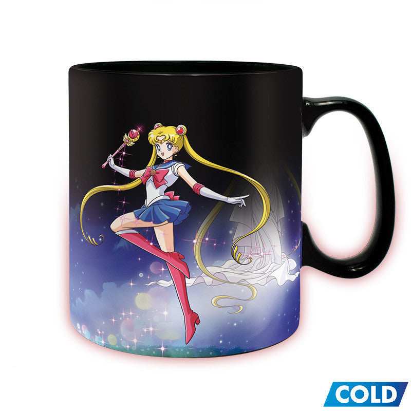 Sailor Moon Mug Heat Change Sailor & Chibi