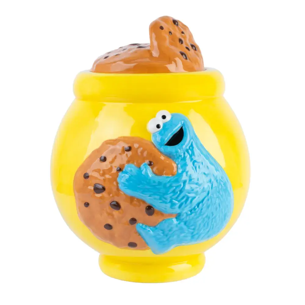 Sesame street cookie jar Cookie Monster, Olleke Wizarding Shop Amsterdam