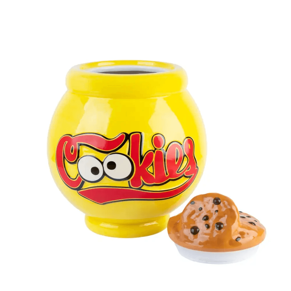 Sesame street cookie jar Cookie Monster, Olleke Wizarding Shop Amsterdam