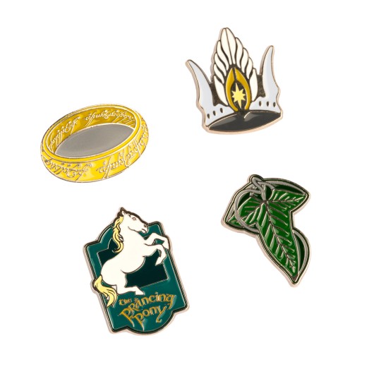Lord of the Rings Set of 4 pins - Olleke Wizarding Shop Amsterdam